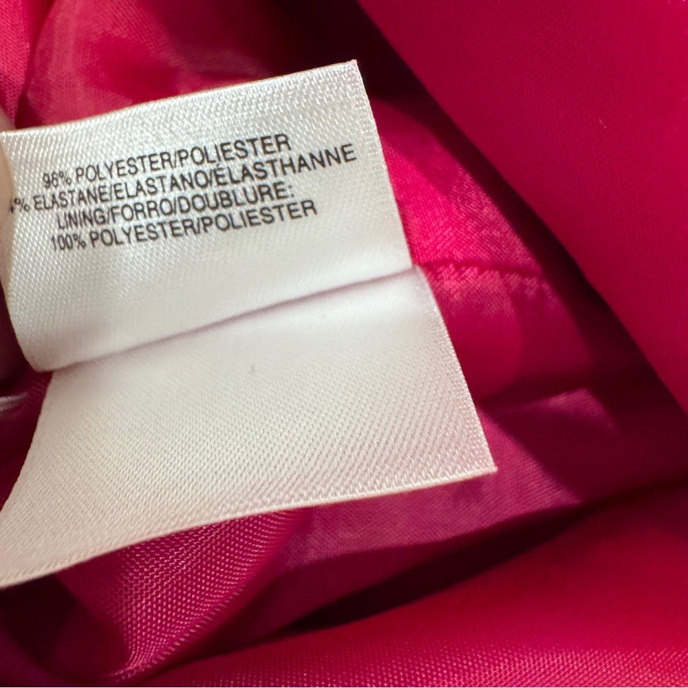 NWT Le Suit Shawl-Collar Jacket & Sheath Dress Suit Set Career Office Pink Sz 6 - Picture 13 of 14